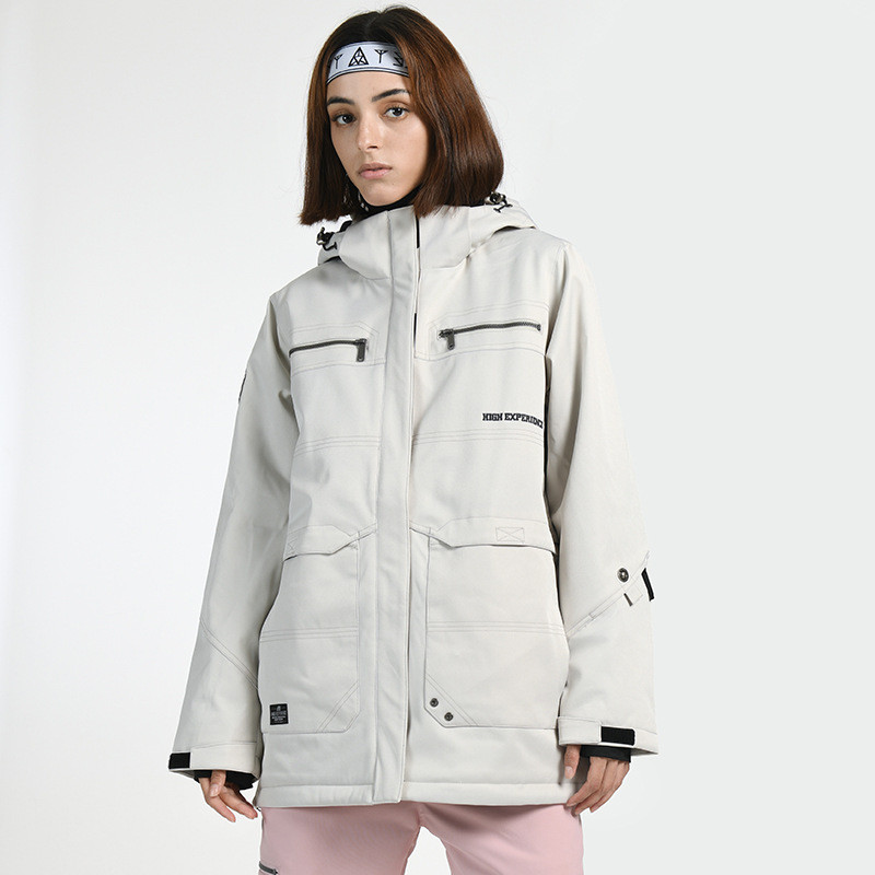 Žiemos nauja viršutinė slidinėjimo striukė šilta vyrų moteriška lauko sporto kalnų snieglenčių striukė vėjui atspari vandeniui slidinėjimo kostiumas su gobtuvu