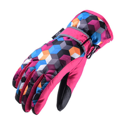 Žiema Tėtis Sūnus Berniukas Sportas Neperšlampamas Mama Mergina Slidinėjimo Pirštinės Sniego Pirštinės Lauke Šiltos Vyriškos Moterys Snieglentės Pirštinės Termo drabužiai