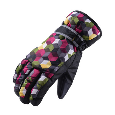 Žiema Tėtis Sūnus Berniukas Sportas Neperšlampamas Mama Mergina Slidinėjimo Pirštinės Sniego Pirštinės Lauke Šiltos Vyriškos Moterys Snieglentės Pirštinės Termo drabužiai