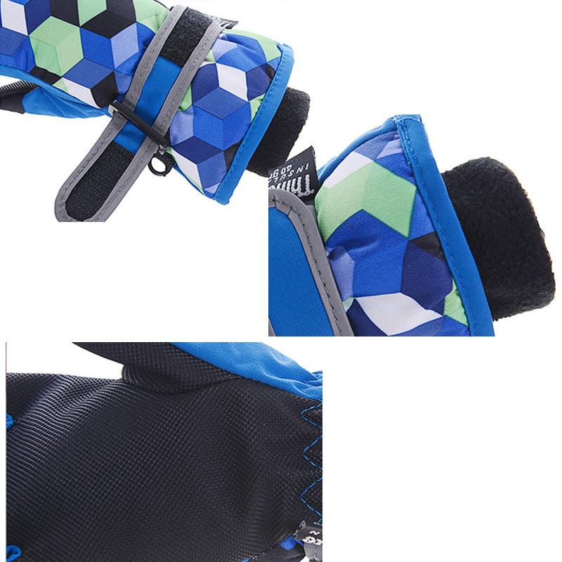 Žiema Tėtis Sūnus Berniukas Sportas Neperšlampamas Mama Mergina Slidinėjimo Pirštinės Sniego Pirštinės Lauke Šiltos Vyriškos Moterys Snieglentės Pirštinės Termo drabužiai