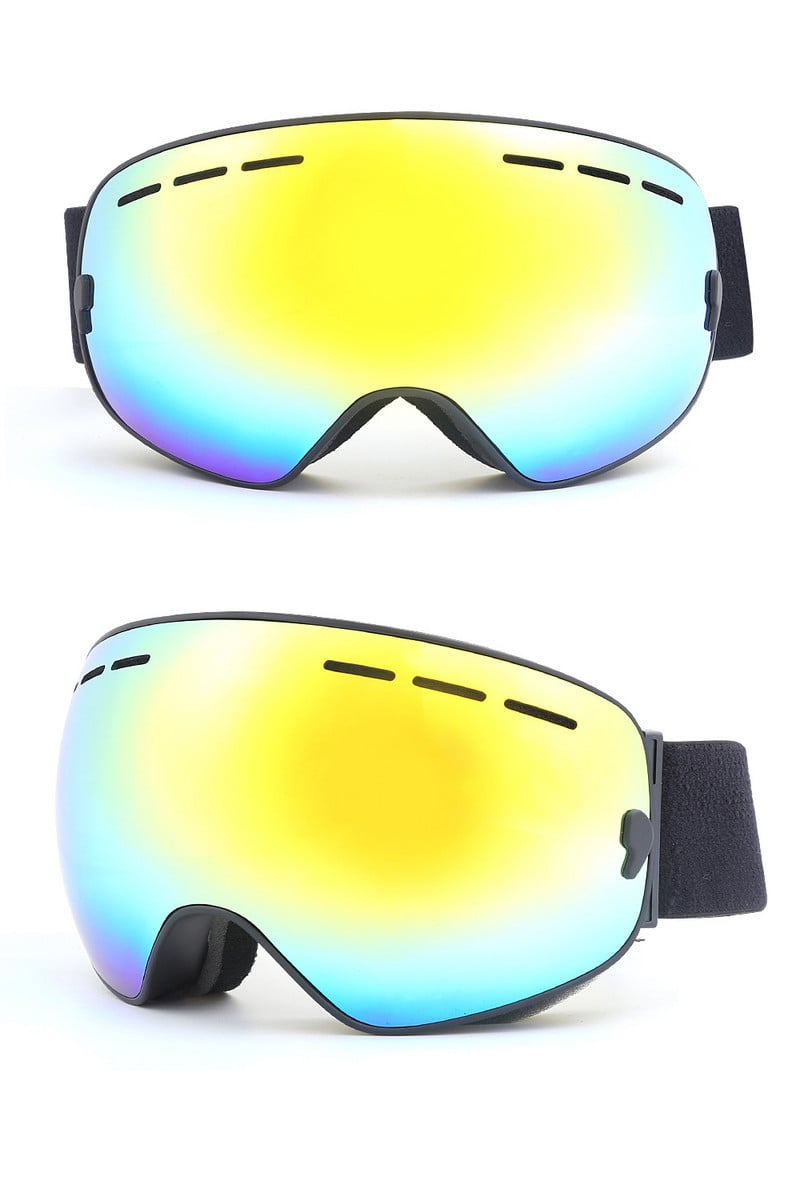 Dvigubi nerasojantys HD kompiuteriniai slidinėjimo akiniai nuo rasojimo vyrams ir moterims lauko nuo smėlio sniego akiniai nuo rasojimo snieglenčių akiniai