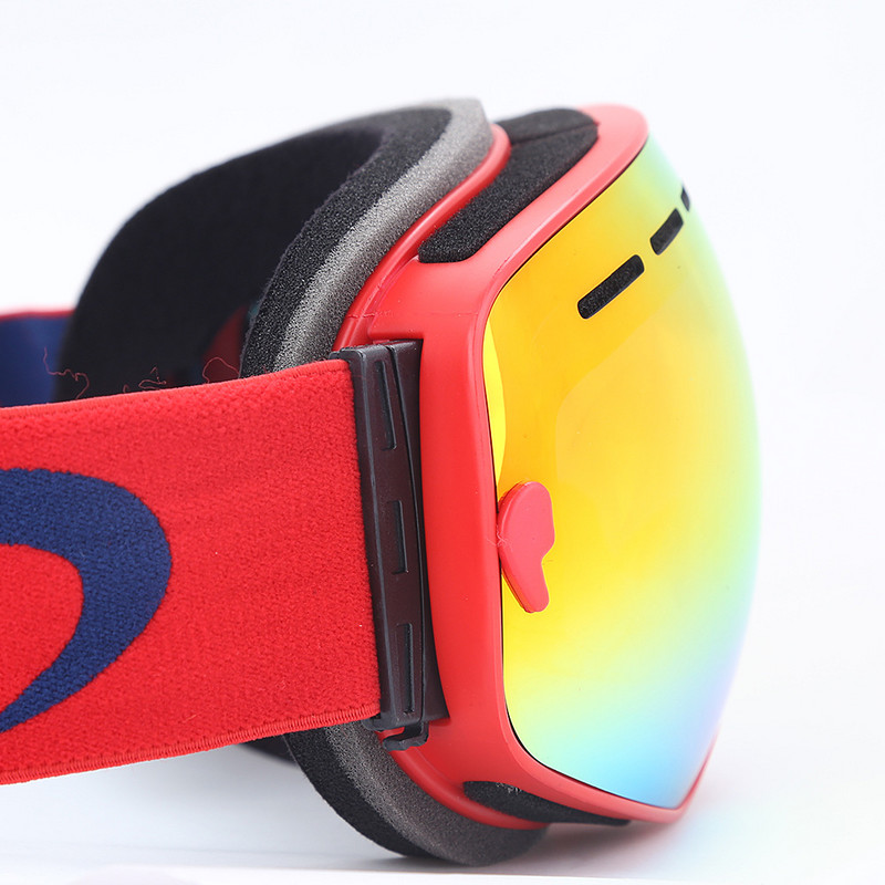 Dvigubi nerasojantys HD kompiuteriniai slidinėjimo akiniai nuo rasojimo vyrams ir moterims lauko nuo smėlio sniego akiniai nuo rasojimo snieglenčių akiniai
