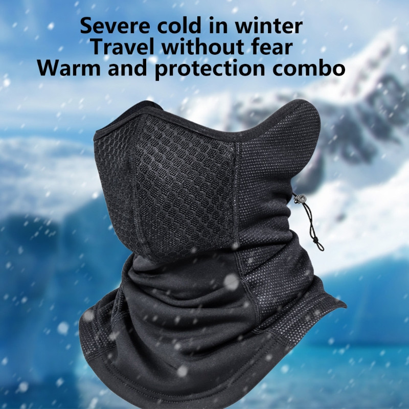 Žieminė bandana veido kaukė Šiltesnė kaklo getrai Sportinė ausų gaubtelis Snieglentė Slidinėjimas Žygiai Dviračių vamzdis Šalikas Pusiau veido Vyrai Moterys G99D