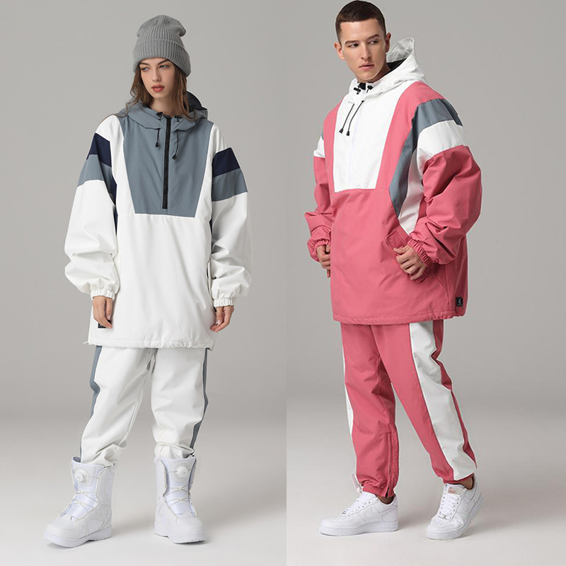 Női síruha meleg kültéri snowboard kabát Férfi szélálló vízálló meleg síkészlet Overalls nadrágok sínadrágok téli ruhák