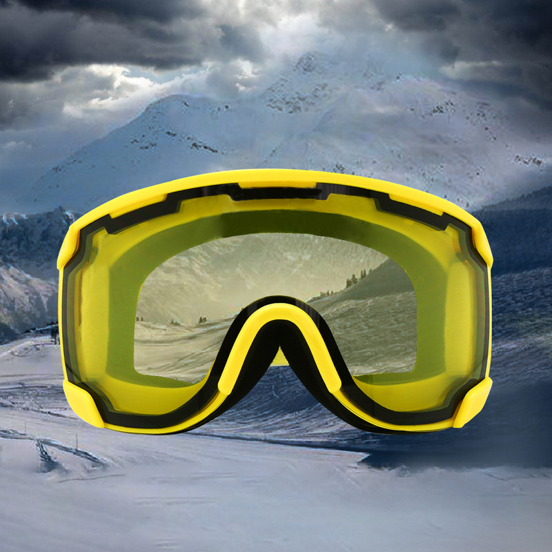 Ochelari de zăpadă EnzoDate cu lentilă duală Anit Fog Protecție UV Vizor sporturi de iarnă Ochelari de soare pentru snowboard
