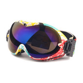 Ochelari pentru snowboard bărbați și femei, ochelari de schi UV400, lentile cu două straturi, fără uzură în ceață peste ochelarii RX