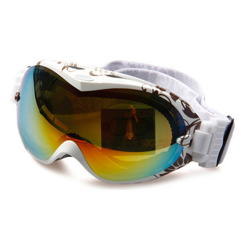 Ανδρικά και γυναικεία γυαλιά σνόουμπορντ, γυαλιά σκι UV400, φακοί διπλών επιπέδων χωρίς ομίχλη πάνω από γυαλιά RX