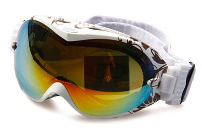 Ochelari pentru snowboard bărbați și femei, ochelari de schi UV400, lentile cu două straturi, fără uzură în ceață peste ochelarii RX