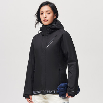 Jachetă de schi PELLIOT Jachetă de sport pentru snowboard pentru bărbați, pulover de iarnă, cu glugă, impermeabilă, respirabilă, haină de schi, haină.