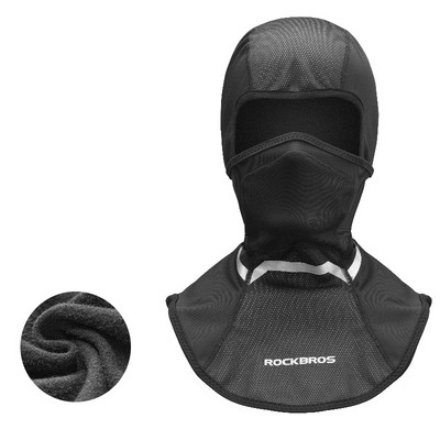ROCKBROS žiemos terminė vilnos slidinėjimo kaukė Visą veidą dengianti snieglentės gaubto šalikai lauko sportui, vėjui atsparūs dviračių galvos apdangalai Balaclava