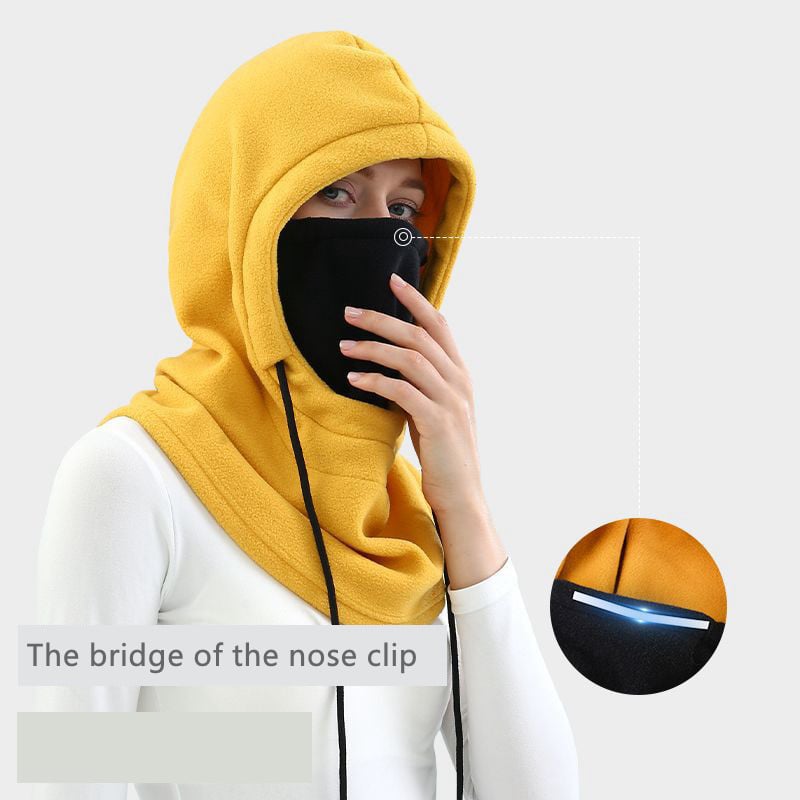 Žieminė terminė vilnos slidinėjimo kaukė Visą veidą dengianti snieglentės gaubto šalikai Lauko sportiniai vėjui atsparūs dviračių galvos apdangalai Balaclava