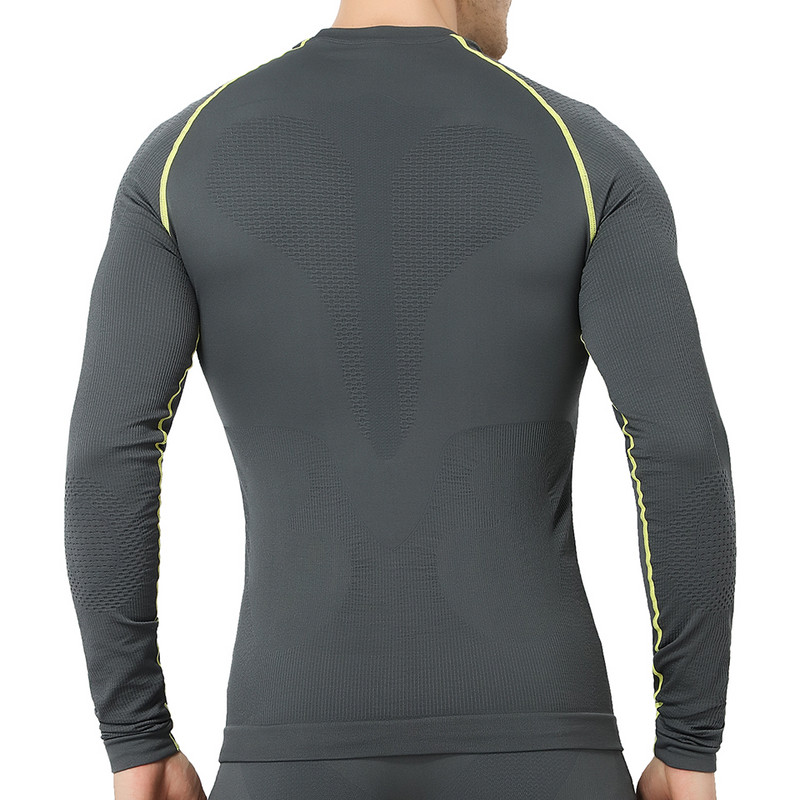 YOOY Meeste talvevarustus Suusa termopesu komplektid pikkade varrukatega treeningriided Spordivoolikud Lumelauasärgid ja püksid