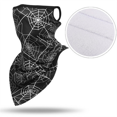 Žiemos vilnos ledo šilko šalikas trikampis bandana slidinėjimo veido kaukė skydas pakabinamas ausyje, kvėpuojantis dviračio galvos apdangalas, vamzdis, kaklo getras