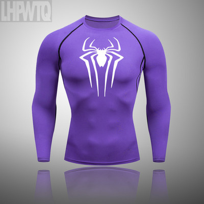 2021 Ски костюм Мъжки компресионен фитнес зала Фитнес облекло за бягане Бързосъхнещо спортно облекло Мъжко термо бельо Зимен нов анцуг