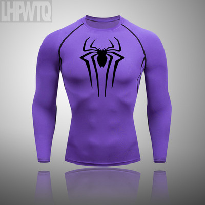 2021 Ски костюм Мъжки компресионен фитнес зала Фитнес облекло за бягане Бързосъхнещо спортно облекло Мъжко термо бельо Зимен нов анцуг