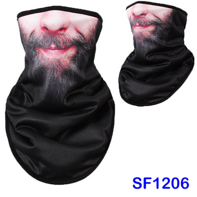 WildSurfer slidinėjimo kaukė Balaclava snieglenčių motociklas žiemos šiltesnis sportinis veido kaukė Piratai 3D spausdinta unisex trikampė skara J46