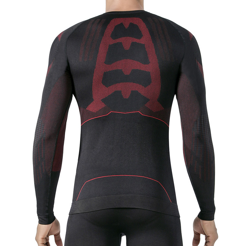 YOOY termálsí alsónemű készletek hosszú Johns Warm Up férfi síingek és nadrágok Gyorsan száradó ruházat téli szabadtéri sportokhoz