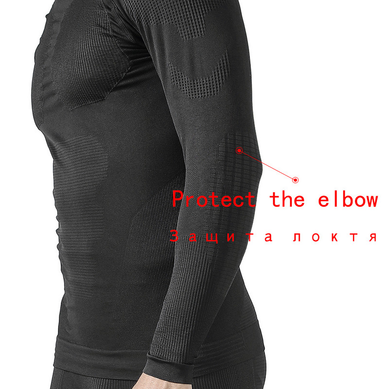 YOOY termálsí alsónemű készletek hosszú Johns Warm Up férfi síingek és nadrágok Gyorsan száradó ruházat téli szabadtéri sportokhoz