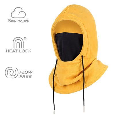 Nauja kokybiška dviračių kepurė slidinėjimo žieminė vėjui atspari kepurė lauko sportui su antkrūtiniu šaltu paminkštintu gobtuvu kaukė pliušinė šilta kepurė Dviratis Dviratis