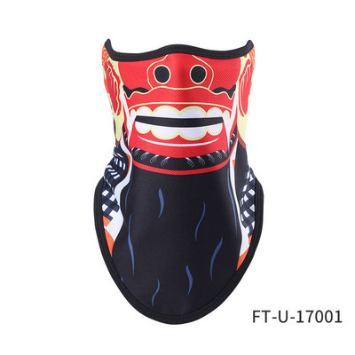 Žieminė šilta veido kaukė nuo šalčio apsauganti slidinėjimo kaukė snieglenčių vėjui atspari kepurė Motociklas dviratis dviratis šalikas slidinėjimui sniego motociklu