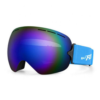 Големи UV400 двойни слоеве против замъгляване ски очила леща ски маска очила ски сняг сноуборд очила огледало поляризиращи очила за мъже