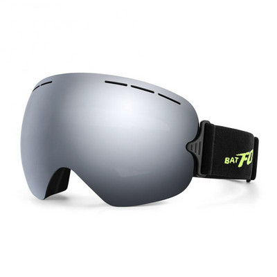 Dideli UV400 dvigubi sluoksniai nuo rasojimo slidinėjimo akiniai lęšiai slidinėjimo kaukė akiniai slidinėjimas snieglenčių akiniai veidrodžiai poliarizuojantys akiniai vyrams