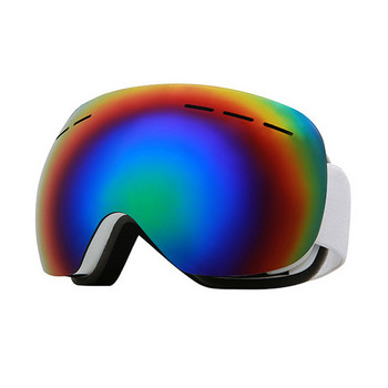 Сферични UV400 ски очила с двойна леща против замъгляване сноуборд моторни шейни очила зимни ветроустойчиви кънки ски очила