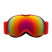 Vaikiški UV400 nuo akinimo slidinėjimo akiniai berniukams ir mergaitėms Dvigubi lęšiai nuo rasojimo slidinėjimo akiniai Vaikų žieminiai vėjui atsparūs snieglenčių akiniai