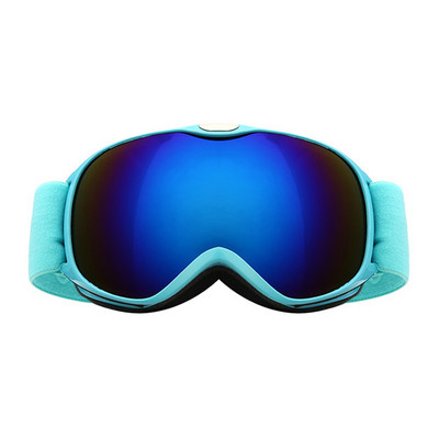 Vaikiški UV400 nuo akinimo slidinėjimo akiniai berniukams ir mergaitėms Dvigubi lęšiai nuo rasojimo slidinėjimo akiniai Vaikų žieminiai vėjui atsparūs snieglenčių akiniai
