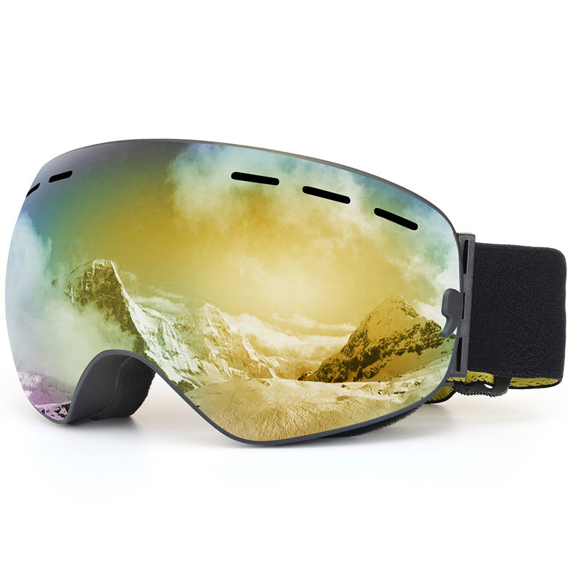 Férfi Női UV400 Szélálló Síszemüvegek Téli Páramentesítő Csillogásmentes Síszemüvegek Szabadtéri Sportok Snowboard Motorosszán Szemüvegek