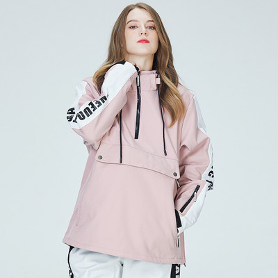 Brand Arctic Queen Jachetă de schi pentru femei, impermeabilă, pentru bărbați, pentru snowboarding, haină caldă de iarnă, pentru bărbați, femei