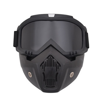 Γυαλιά Snowboard Ski Night Vision με αποσπώμενη μάσκα Αντιανεμική μάσκα γυαλιών σκι UV400 Γυαλιά χειμερινού αθλητισμού Snowmobile