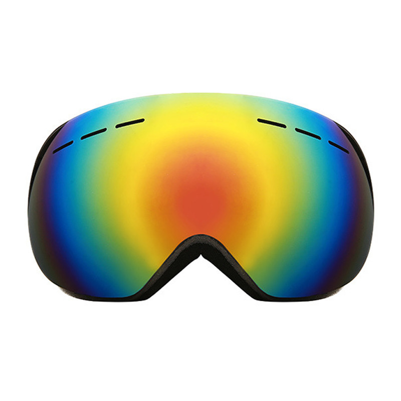 Specializuoti slidinėjimo akiniai Dvigubi lęšiai nuo rasojimo slidinėjimo akiniai žieminiai UV400 sniego motociklų akiniai, vėjui atsparūs snieglenčių akiniai