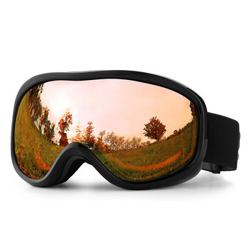 Специализирани двойни лещи против замъгляване на ски очила на открито UV400 против отблясъци Ски очила Зимни спортове Ветроустойчиви очила за моторни шейни