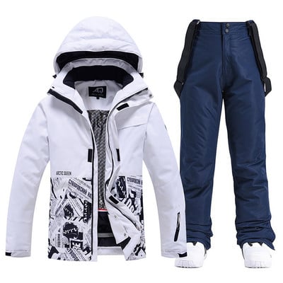 Slidinėjimo Striukės Vyriškos Moteriškos Žieminės Slidinėjimo Kelnės Vandeniui Neperšlampamas Sniego kostiumas Šiltas Snieglentės Striukė Kelnės Sniego paltai Slidinėjimo kostiumai AL068