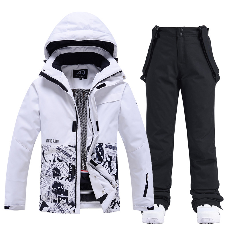 Slidinėjimo Striukės Vyriškos Moteriškos Žieminės Slidinėjimo Kelnės Vandeniui Neperšlampamas Sniego kostiumas Šiltas Snieglentės Striukė Kelnės Sniego paltai Slidinėjimo kostiumai AL068