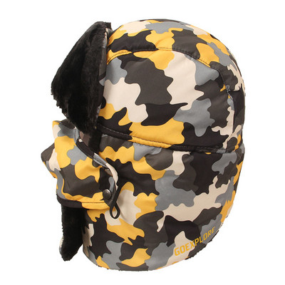 Goexplore Snježna kapa Thicken Masked full cover Zimska kamuflažna kapa Sport Vanjski Kamp Planinarenje Skijaški šešir Za muškarce Žene