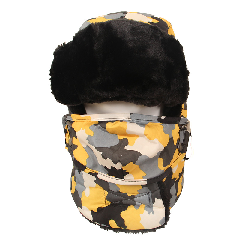 Goexplore Snježna kapa Thicken Masked full cover Zimska kamuflažna kapa Sport Vanjski Kamp Planinarenje Skijaški šešir Za muškarce Žene