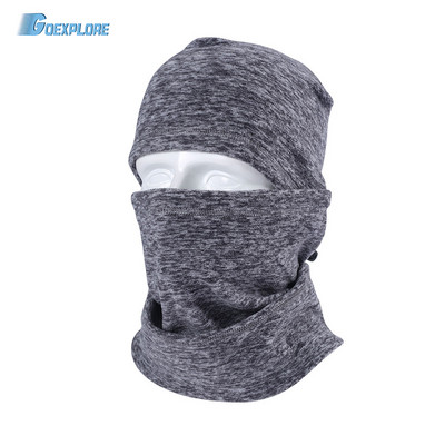 Goexplore Fleece Face Mask Мултифункционална термична топла за врата Сноуборд Балаклава Шал Шапки Шапка Лента за глава Бандана Ски шапки