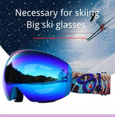 Nerasojantys slidinėjimo akiniai Aukštos kokybės slidinėjimo akiniai Nauji vėjui atsparūs lauko sportiniai akiniai nuo saulės Unisex dideli sferiniai akiniai