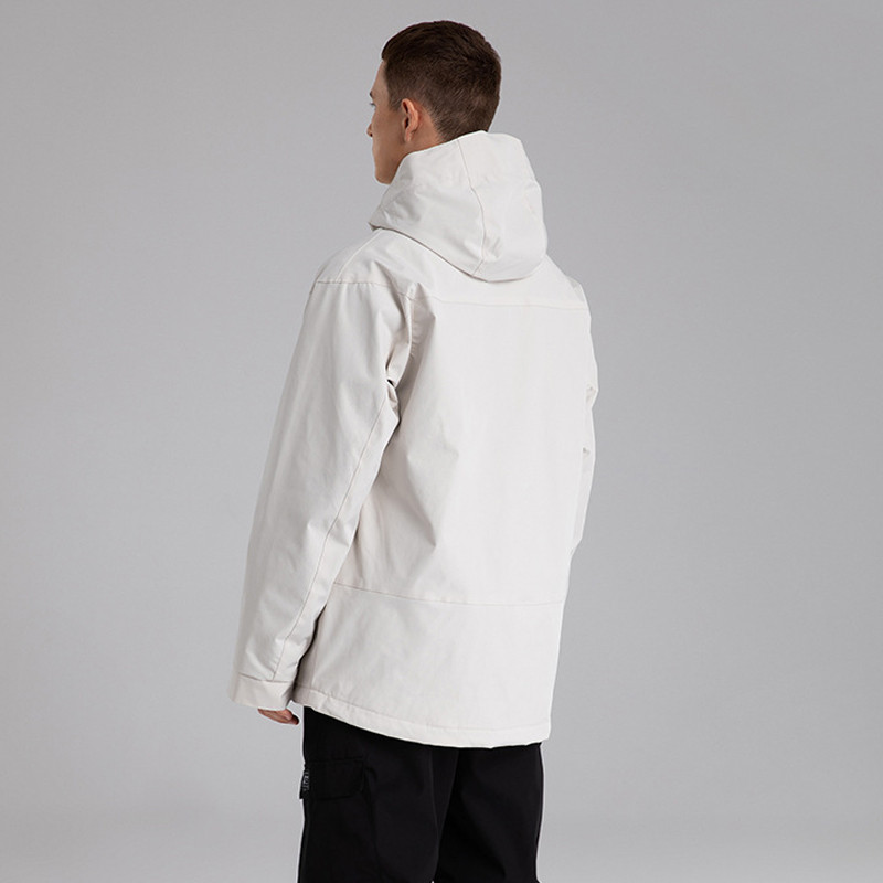 Vyriška slidinėjimo striukė su gobtuvu, šilta, atspari vėjui, vyriška sniego paltai Žiemos lauko sportui Vyriški karšti viršutiniai drabužiai kalnų snieglenčių viršutiniai drabužiai