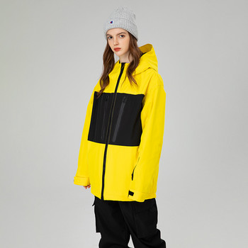 2022 Χειμερινό μπουφάν για σκι Γυναικείο μπουφάν για σνόουμπορντ εξωτερικού χώρου Αντιανεμικό ένδυμα σκι Αναπνέει ρούχα πεζοπορίας Ζεστό μπουφάν με κουκούλα