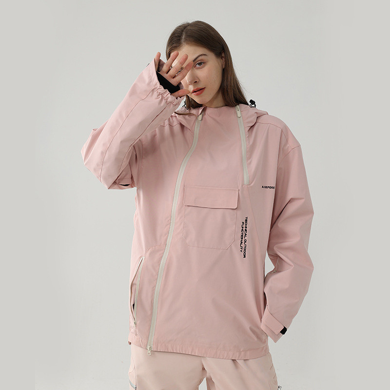 Nauja viršutinė slidinėjimo striukė Moteriška lauko kalnų sportinė snieglenčių striukė Šiltas sniego kostiumas Vyriški, atsparūs vėjui, vandeniui atsparūs gobtuvai žieminiai drabužiai