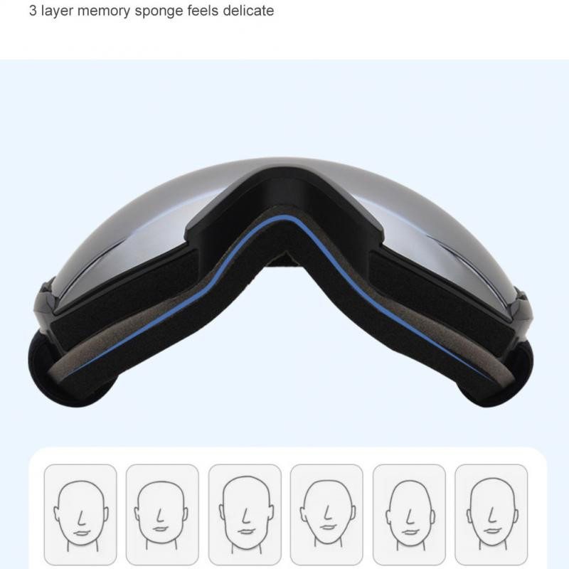 Nauji žieminiai TPU dvisluoksniai slidinėjimo akiniai nuo vėjo atsparūs slidinėjimo akiniai filtruojantys stiprios šviesios spalvos veidrodiniai akiniai slidinėjimo kaukė suaugusiems