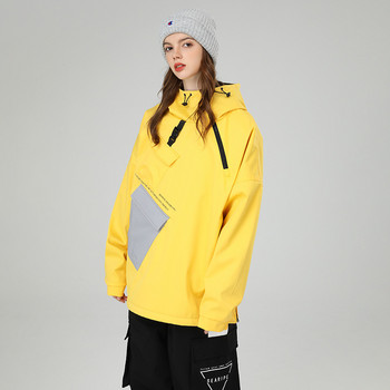 2022 Νέα ανδρική γυναικεία στολή χιονιού μπουφάν με κουκούλα σκι Παντελόνι για σκι Χειμερινό ζεστό αντιανεμικό αδιάβροχο παλτό σνόουμπορντ για εξωτερικούς χώρους