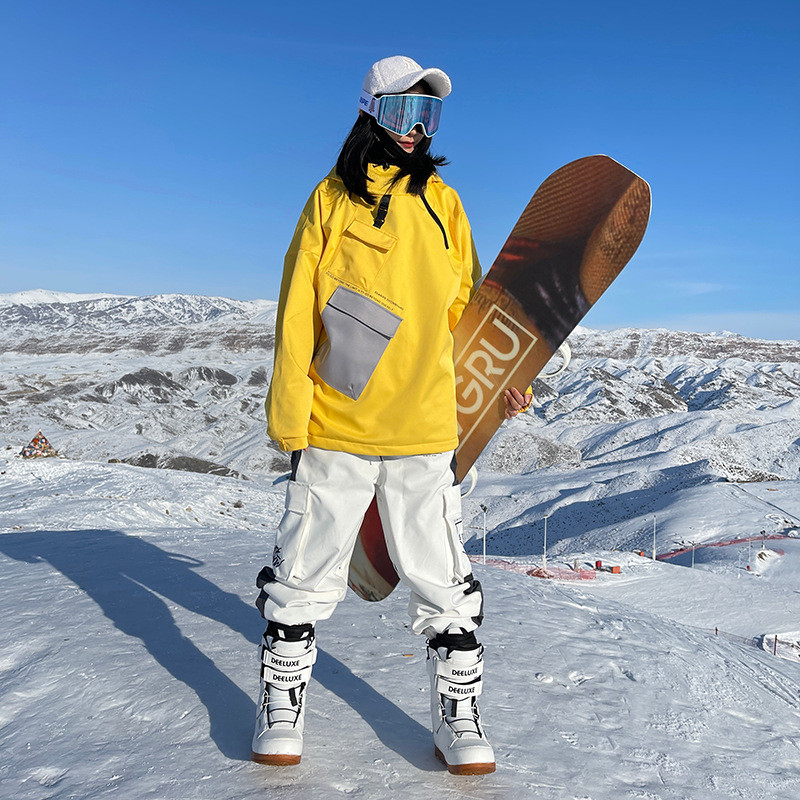 2022 novo muško žensko snježno odijelo skijaška jakna s kapuljačom skijaške hlače zimske tople vjetrootporne vodootporne vanjske modne jakne za snowboard par