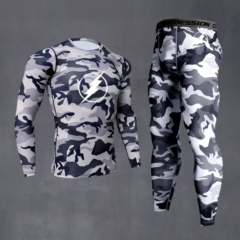 Seturi de lenjerie termică de calitate superioară, toamnă iarnă, haine de antrenament cu mâneci lungi, compresie pentru bărbați, costum de lenjerie de schi, uscare rapidă