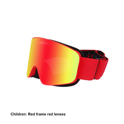 Slidinėjimo akiniai tėvams REVO Coating UV400 Profesionalūs dvigubi nerasojantys lęšiai vyrams Moteriški akiniai Sniego akiniai Lauke Sportinis Slidinėjimas