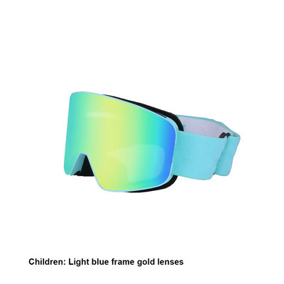 Slidinėjimo akiniai tėvams REVO Coating UV400 Profesionalūs dvigubi nerasojantys lęšiai vyrams Moteriški akiniai Sniego akiniai Lauke Sportinis Slidinėjimas