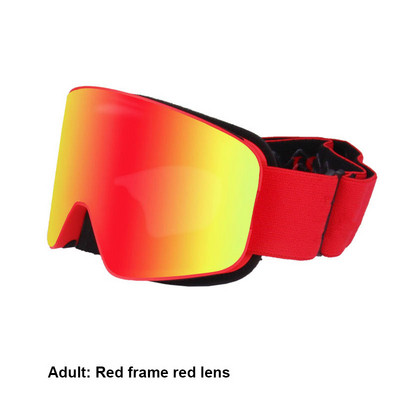 Slidinėjimo akiniai tėvams REVO Coating UV400 Profesionalūs dvigubi nerasojantys lęšiai vyrams Moteriški akiniai Sniego akiniai Lauke Sportinis Slidinėjimas